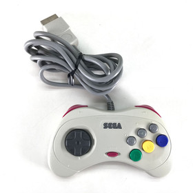 Sega Saturn Console HST-3220 White Model System Controller Tested Japan NTSC-J