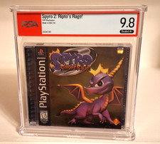 PS1 Spyro Year of the Dragon PSA 9.8 A+ Playstation 1 - 1st Print GOLD FOIL RARE