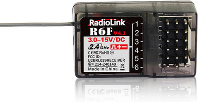 2.4Ghz R6F 6 Channels RC Receiver Long Distance Control for Car/Boat Surface Rem