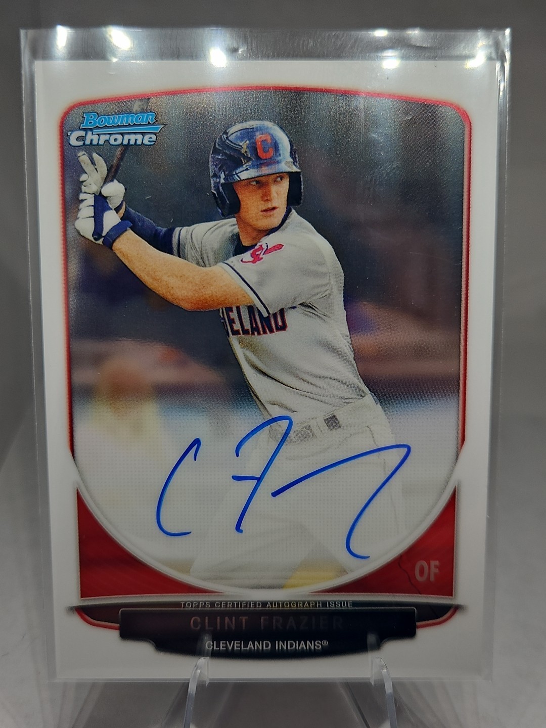 2013 Bowman Draft Picks & Prospects - Chrome Prospect Auto Clint Frazier #BCA-CF