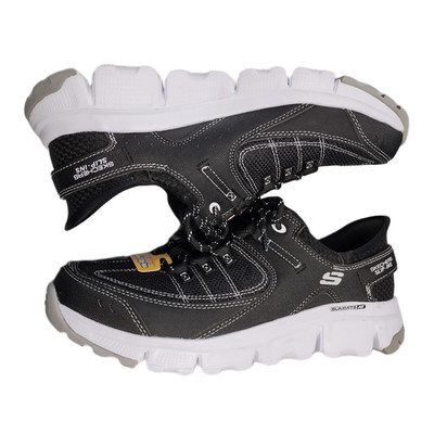 Skechers Summits At Slip-Ins Sneakers Womens 10 Black White Wide Fit Memory Foam