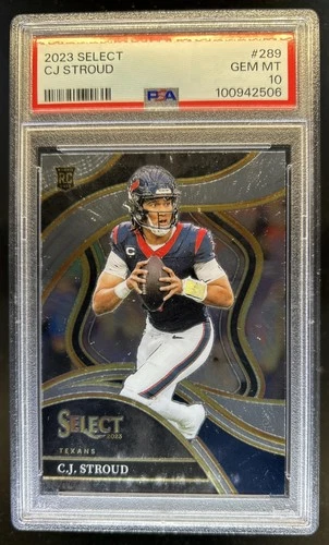 2023 Select C.J. Stroud RC Club #289 Texans PSA 10 Rookie