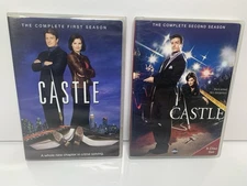 Castle Complete Seasons 1 and 2 -DVD Lot of 2 Lightly Used Tested