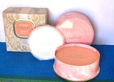 VINTAGE HOUBIGANT CHANTILLY 3 oz DUSTING POWDER - NEW SEALED in BOX