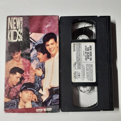 New Kids on the Block Step by Step VHS 1990 Pop Music CBS Records