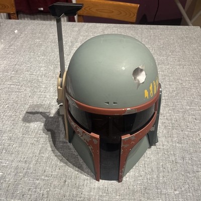 Star Wars Boba Fett Electronic Helmet Hasbro 2009 - funktionstüchtig komplett