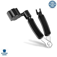 3-in-1 Guitar String Winder Cutter Pin Puller - Portable, Heavy-Duty Multi-To...