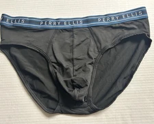 Perry Ellis Portfolio Microfiber Stretch Briefs XL (40-42), Navy, NWOT