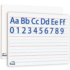 2pack 9x12 inches Dry Erase Board Lapboard Reusable Lined Erasable Ruled Writ...