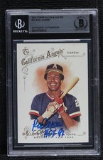 BAS 2014 Topps Allen & Ginter's Rod Carew #75 BGS Authentic Auto HOF 8j4