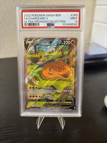 PSA 9 Charizard VSTAR SWSH260 Ultra Premium Collection Pokemon Card