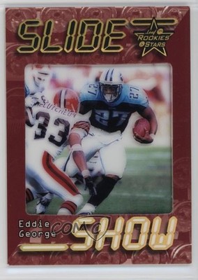 1999 Leaf Rookies & Stars SlideShow Red 79/100 Eddie George #SS-9 06xk