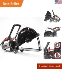 2600W 14" Concrete Saw Electric Cutter - Wet/Dry Versatility & Safety Features