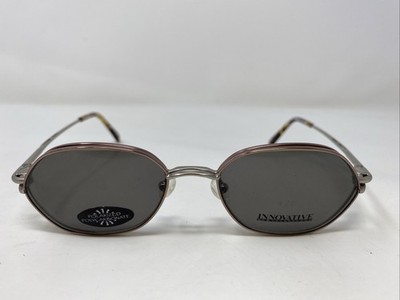 Innovative IMF337 Pewter/Bronze 50-17-135 Eyeglasses Frame w/ Clip-on 312M