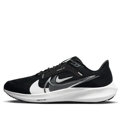 Nike Air Zoom Pegasus 40 Premium Quadruple Swoosh Black White FB7179-001 Size 12