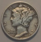 Nicer Low Mintage 1939 D Winged Liberty Head Mercury Dime