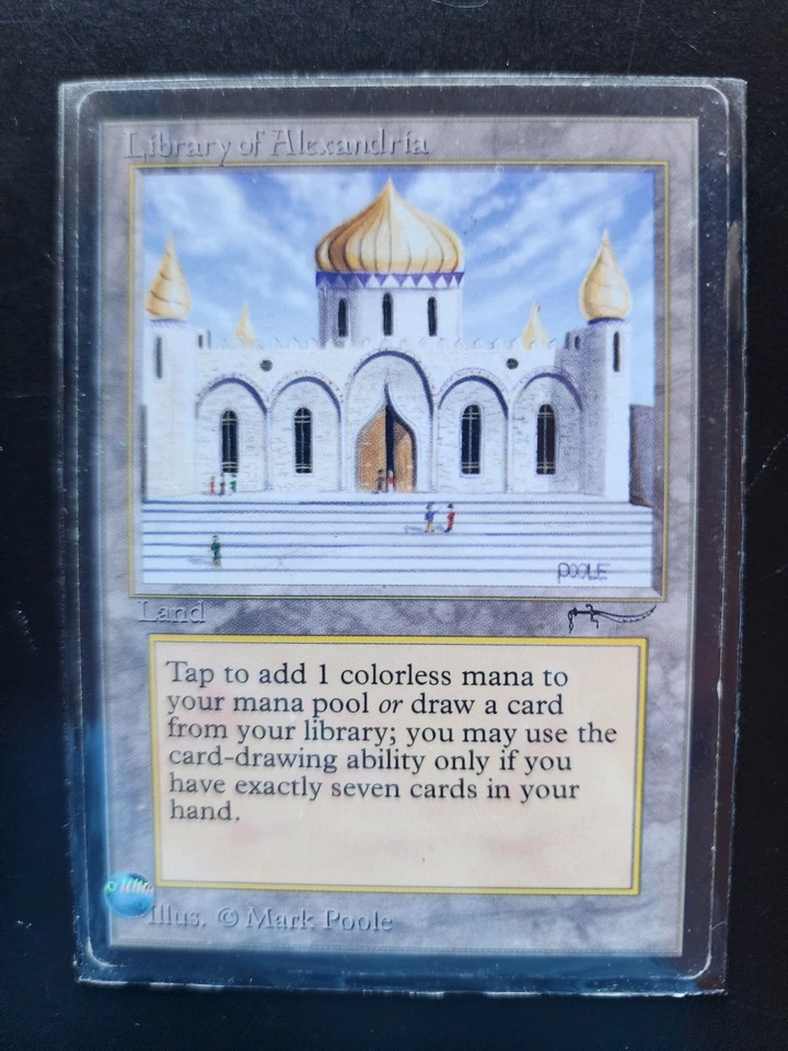 Library of Alexandria Magic: the Gathering x1 Arabian Nights Moderately Played - Image 3 of 3