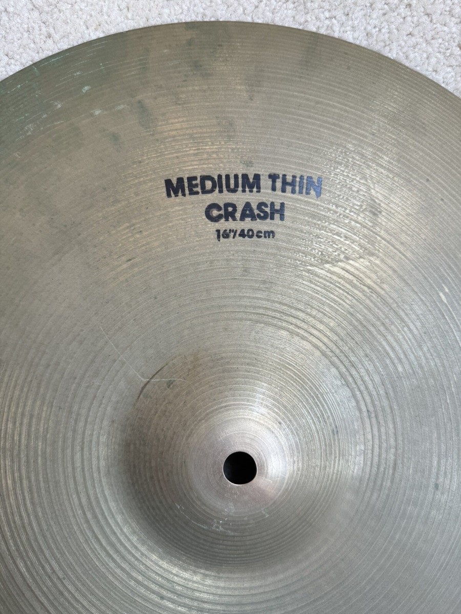 Zildjian 16” A Medium Thin Crash Cymbal - 1117 Grams | eBay