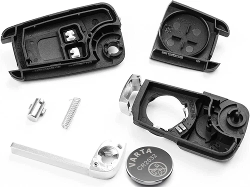 2 Tasten Klappschlüssel Gehäuse Ersatz für Opel Astra J Insignia Corsa E Zafira  - Bild 8 von 13