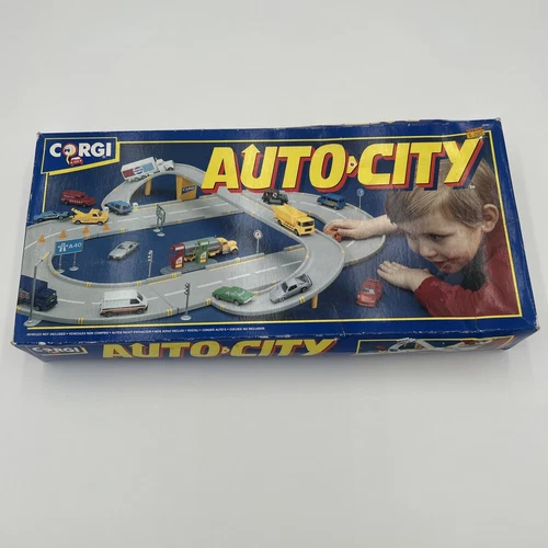 Corgi Auto City 93060 Car Track Streets Vintage New 1991