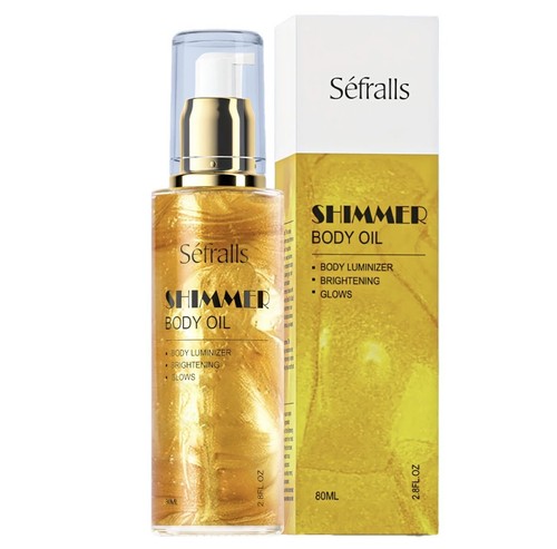 NEW Shimmer Body Oil (Gold) Radiant Glow Moisturizing & Illuminating Skin