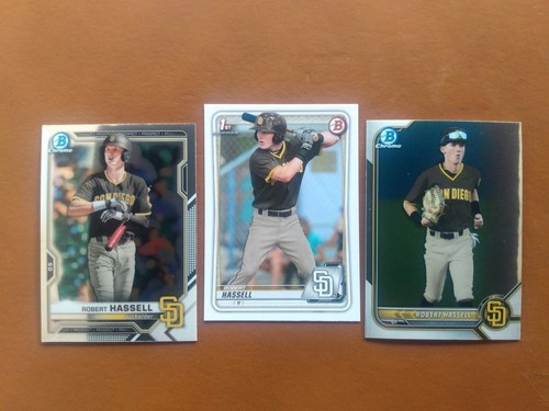 Robert Hassell Baseball Card Lot