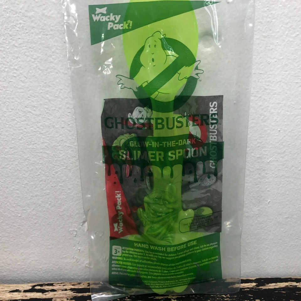 Ghostbusters Cuchara Delgada Sonic Drive En Paquete Loco Juguetes Brillo Coleccionable Sellado Foto 4 de 4