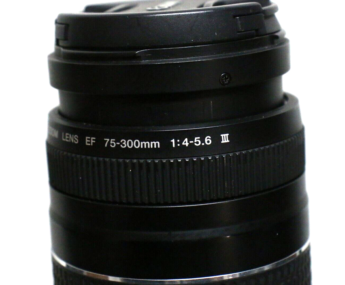 Canon EF 75-300mm f/4-5.6 III Telephoto Zoom Lens with ViLTROX