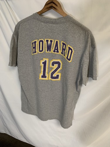 Vintage Dwight Howard #12 Los Angeles Lakers T Shirt Mens XL Gray NBA Basketball - Picture 3 of 5