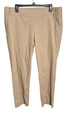 Talbots Signature Tan Pants Size 14 Classic Office NWOT