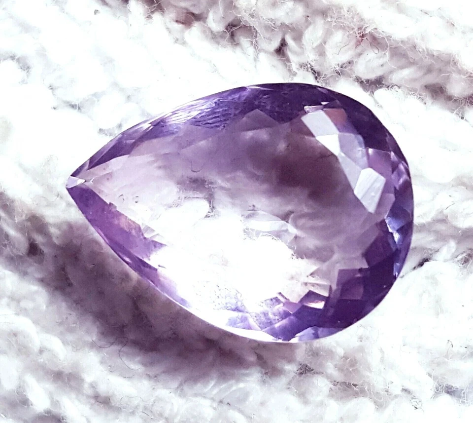 100% Natural Rose DE France Amethyst VVS1 Certified Loose Gemstone 10.30+ Ct - Image 3 of 4