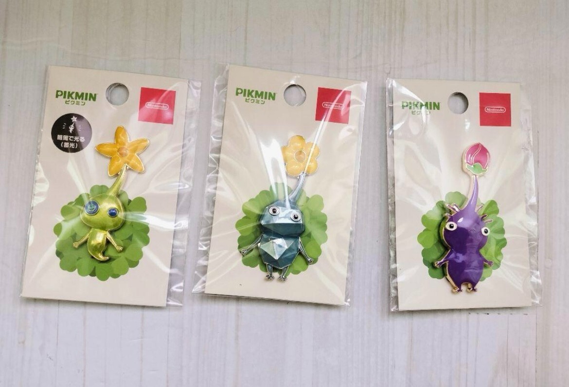 ピクミン　ピンバッジ　コンプリート9個セット　新品ニンテンドー　任天堂　ピンズ Pikmin Pin Badge complete Set of all 9 types Nintendo