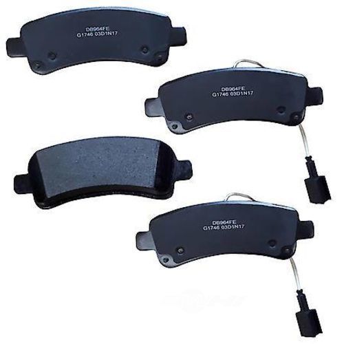 ACDelco Gold 17D1465MH Semi-Metallic Rear Disc Brake - View #6