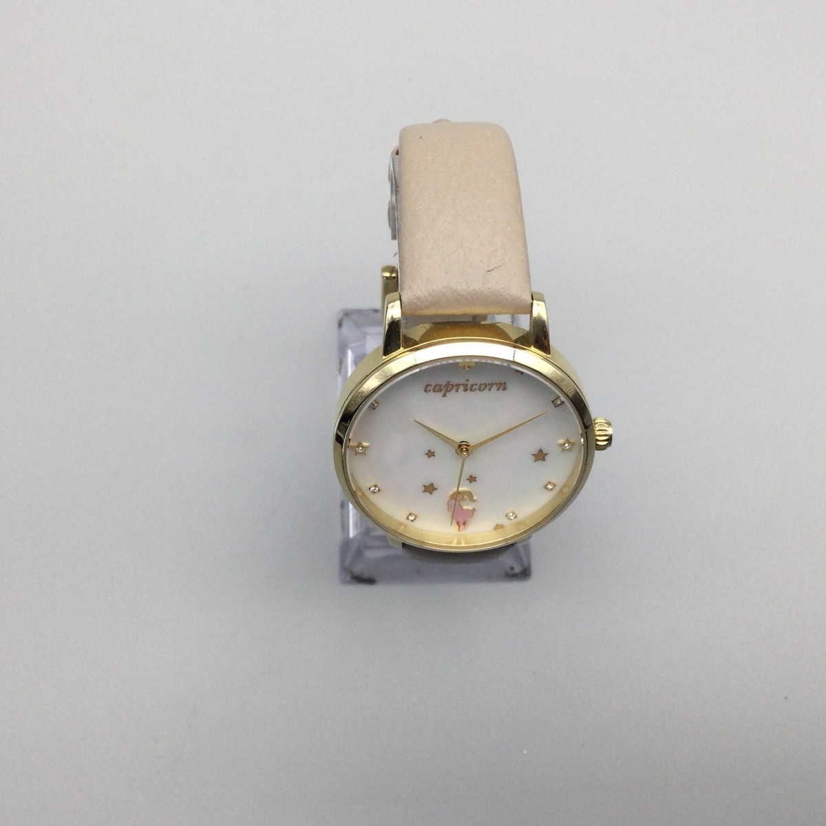 Kate Spade Metro Capricorn Watch Women 34mm Gold Tone Zodiac