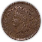 1908 Indian Head Cent Choice Extremely Fine XF+ Coin #22935