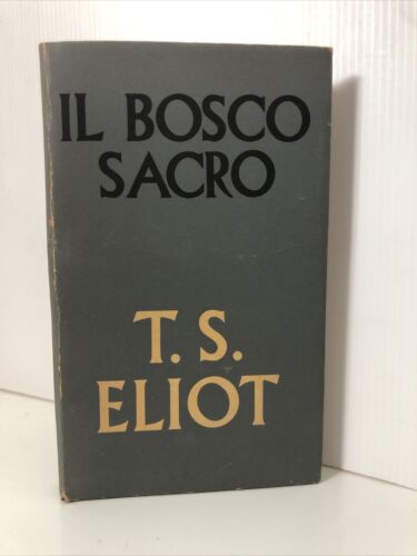 Il bosco sacro : saggi sulla poesia e la critica / T. S. Eliot - Afbeelding 1 van 9