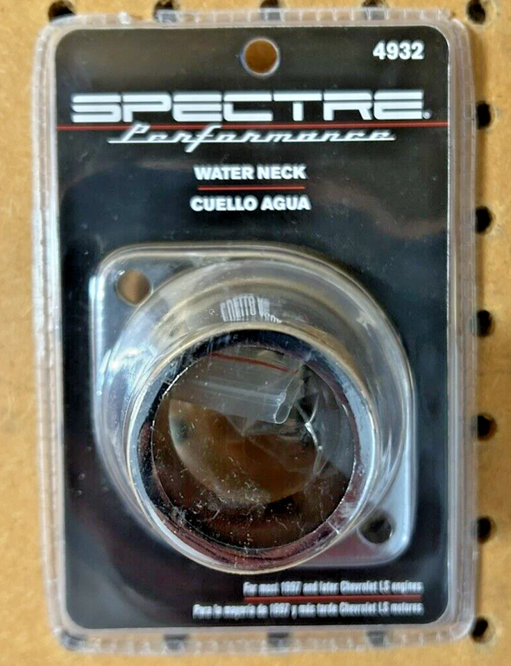 2-PACK! Spectre Polished Aluminum Performance Water Neck for 1997+ LSx Engines - Image 2 of 4