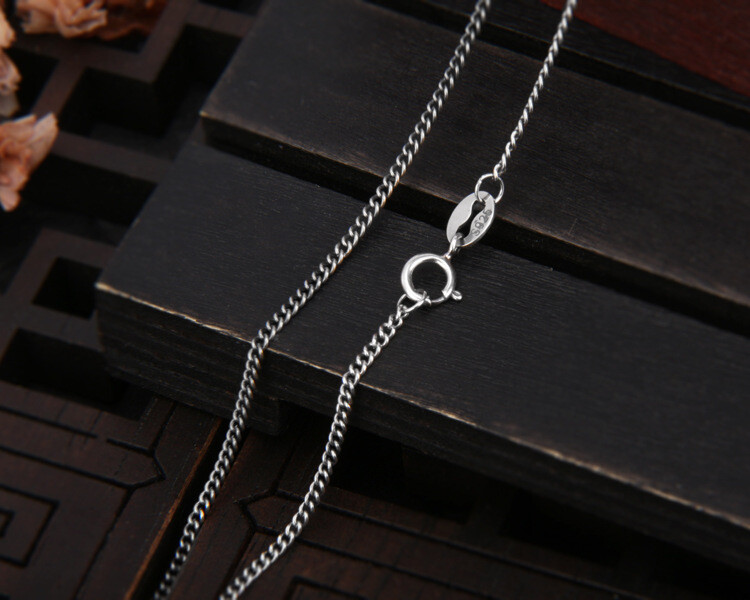 B25 Tank Chain 1.2 mm Sterling Silver 925 Length selectable