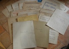 Partitions anciennes  Chant Piano  ou piano seul - lot d'une quarantaine à trier