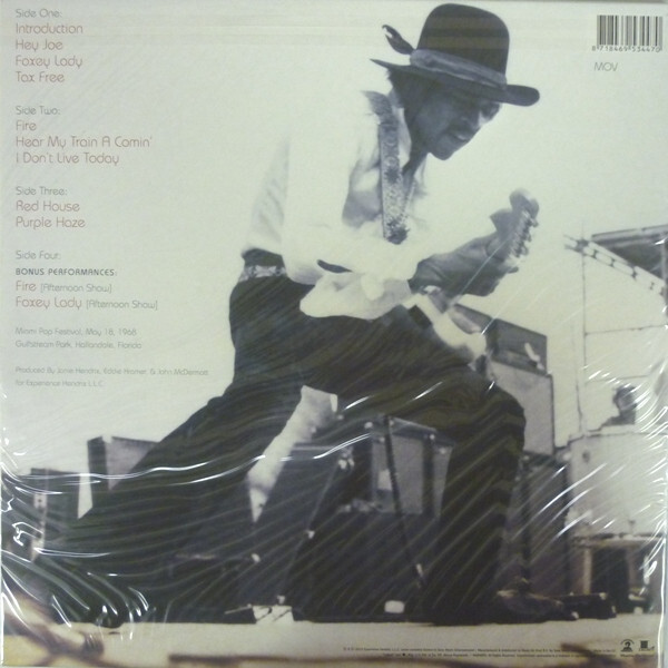 米2LP Jimi Hendrix Experience Miami Pop Festival 888837699310 EXPERIENCE HENDRIX /00660 The Jimi Hendrix Experience - Miami Pop Festival (2xLP