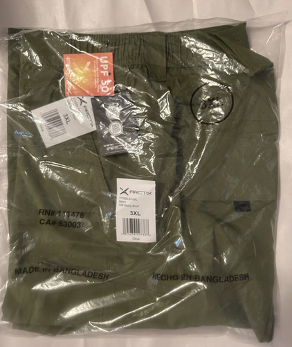 NEW Arctix Men's Cliff Hiking Short, Olive, 3X-Large (48-50W*10L), UPF 50 - Picture 3 of 14