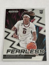 Anthony Black 2023-24 Panini Prizm Draft Picks Fearless Rookie RC #10 Arkansas