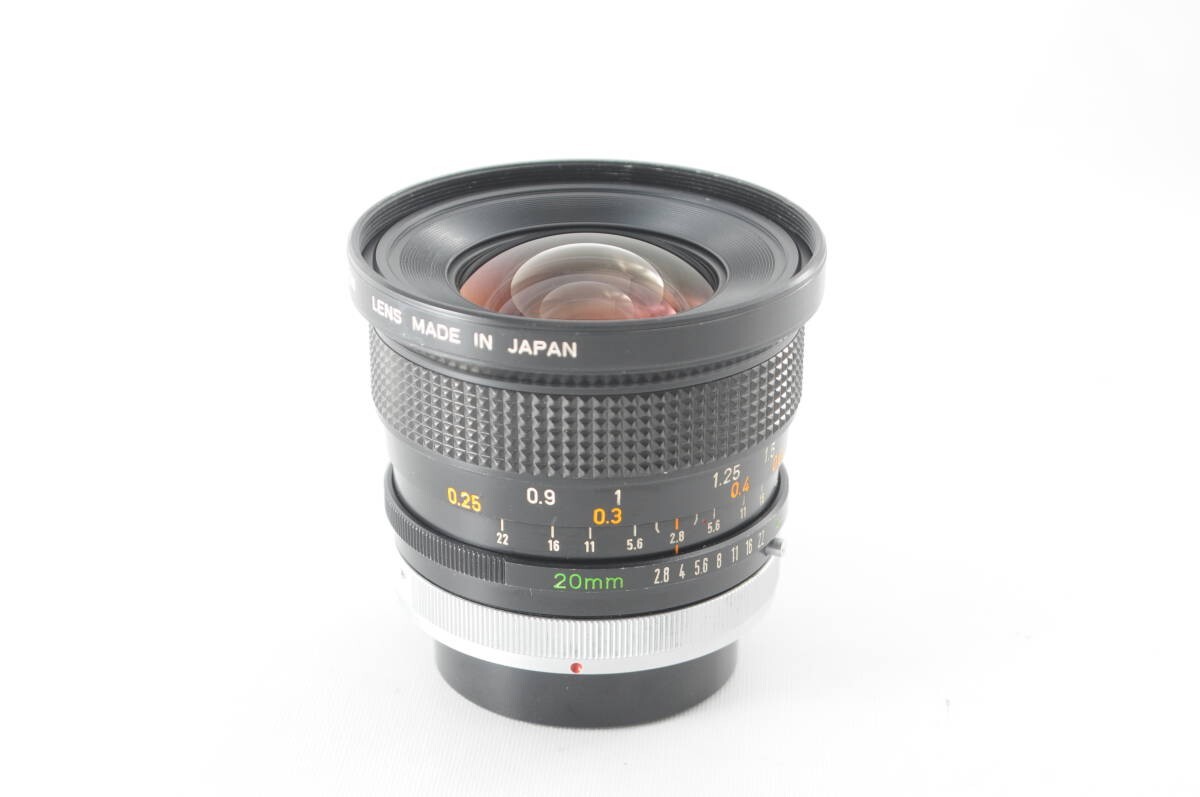MINT] Canon FD 20mm f/2.8 S.S.C. SSC MF Wide Angle Lens from japan