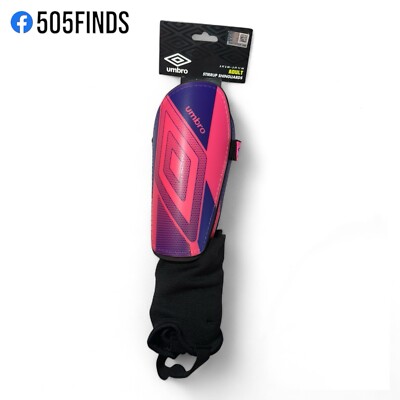 Umbro Soccer Shin Guards with Stirrup Ankle Guard Adult Size  NEW WITH TAGS 