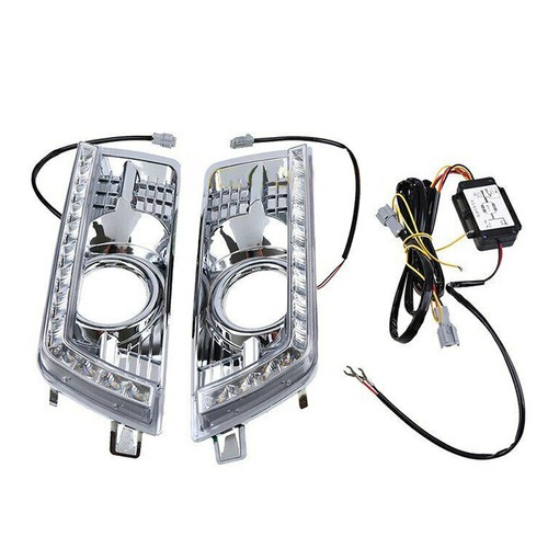 DRL LED Daytime Running Light Fog Lamp Fit for Cadillac SRX 2012-2017 New - Picture 2 of 8