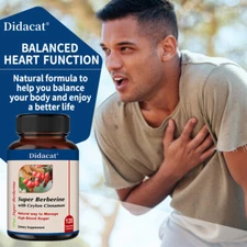 Berberine with Ceylon cinnamon regulates blood and improves intestinal health