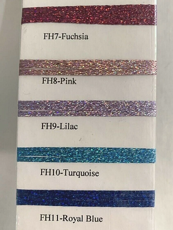 Rainbow Gallery Fyre Werks Hologram Sample Color Card 12 Colors Discontinued - Image 3 of 4