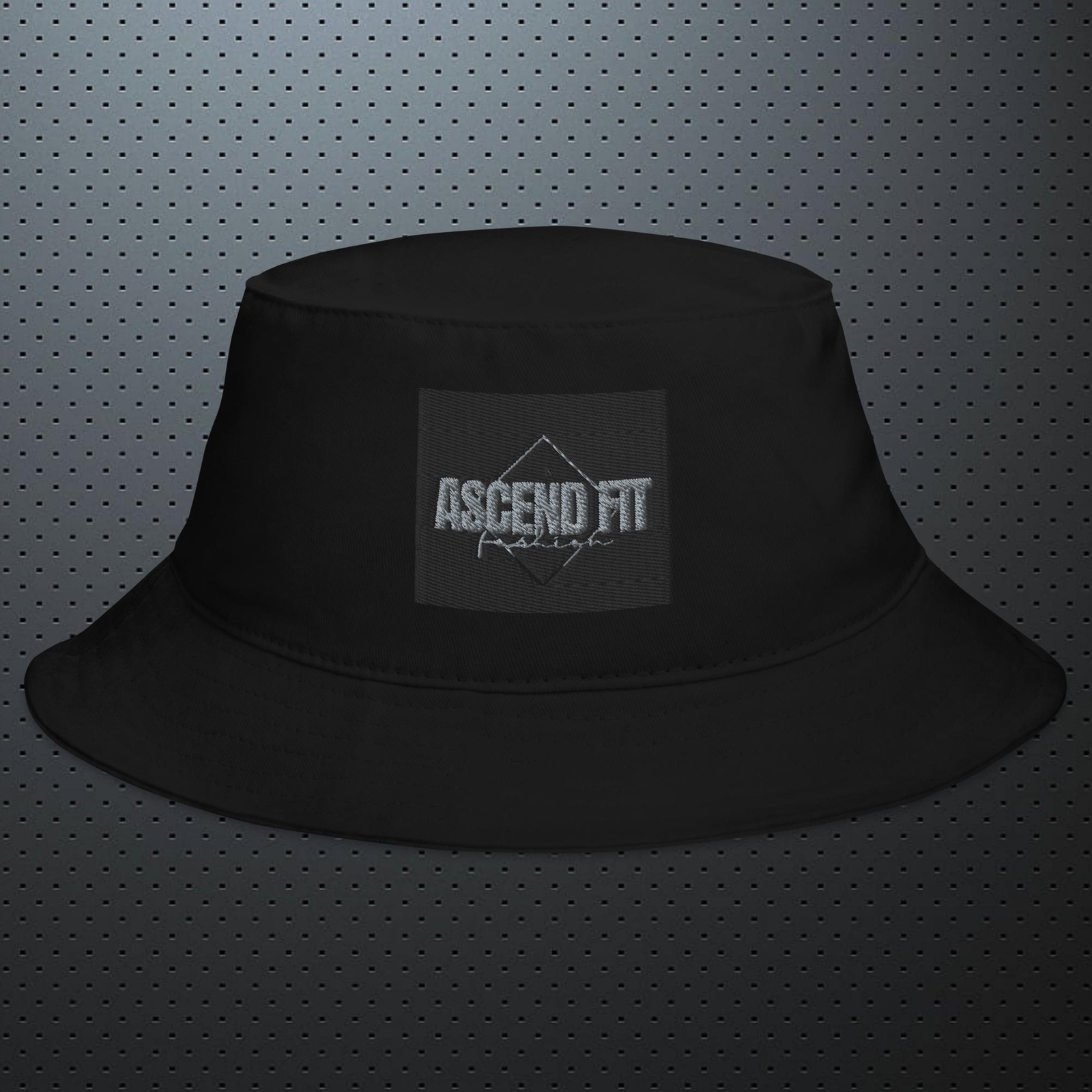 Black Bucket Hat - Ascend Fit Adjustable Sun Protection-image