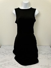 Shein Women's Sleeveless Open Little Back Dress S Pullover Fitted Stretch B2