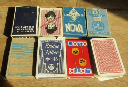 RARE ANCIEN JEUX De Carte Des Familles Thierry La Fronde Ortf Grimaud